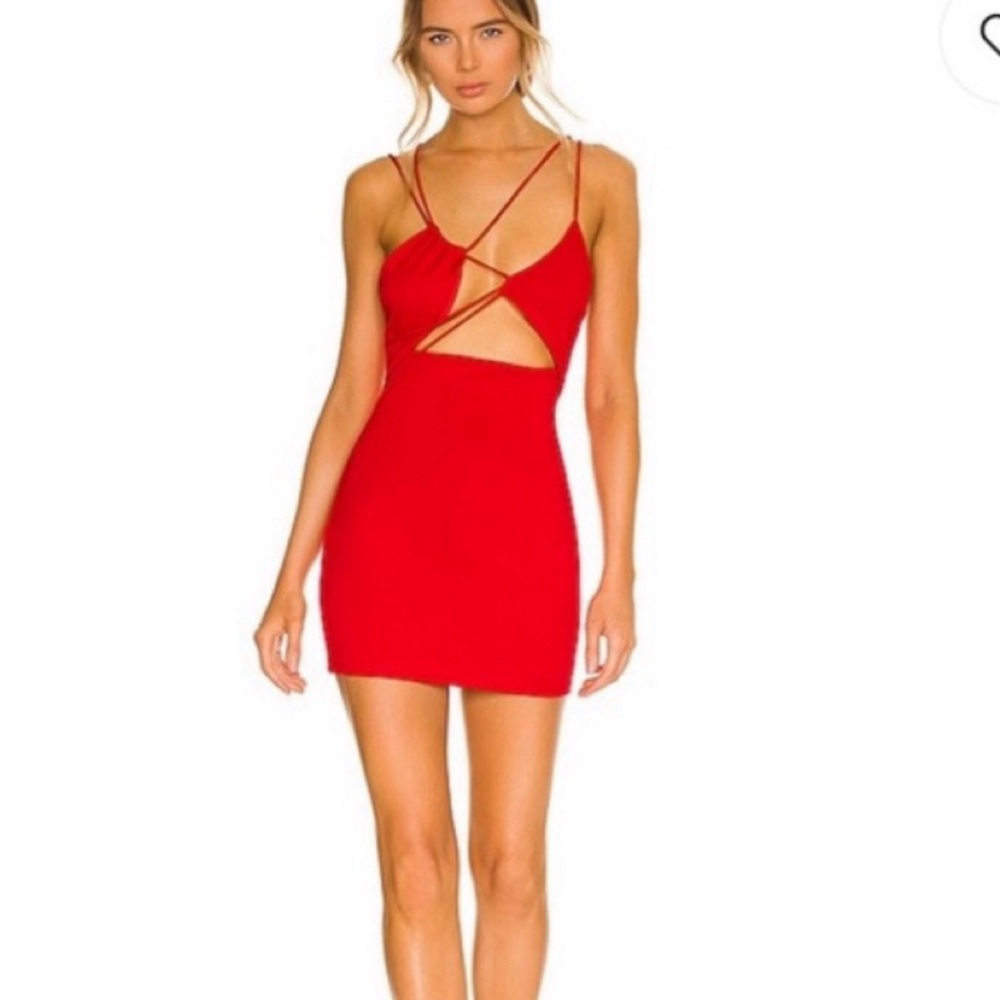 H:ours Assymetrical dress